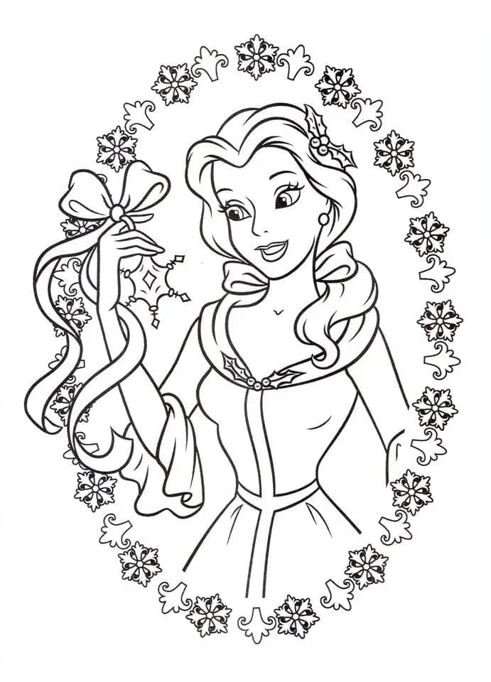 Coloriage La Belle et la Bête #182150 à imprimer gratuitement, extrait de la collection Films d'Animation