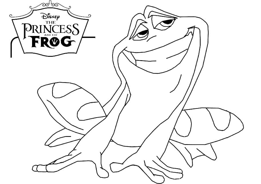 Coloriage gratuit La Princesse et la Grenouille #208979 de la collection Films d'Animation à imprimer Coloriage gratuit La Princesse et la Grenouille #208979 de la collection Films d'Animation à imprimer