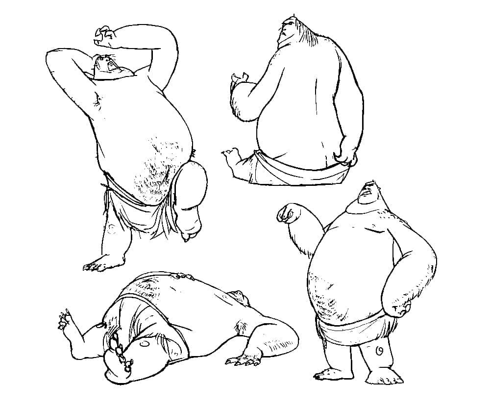 Coloriage gratuit Le Bon Gros Géant #206057 de la collection Films d'Animation à imprimer