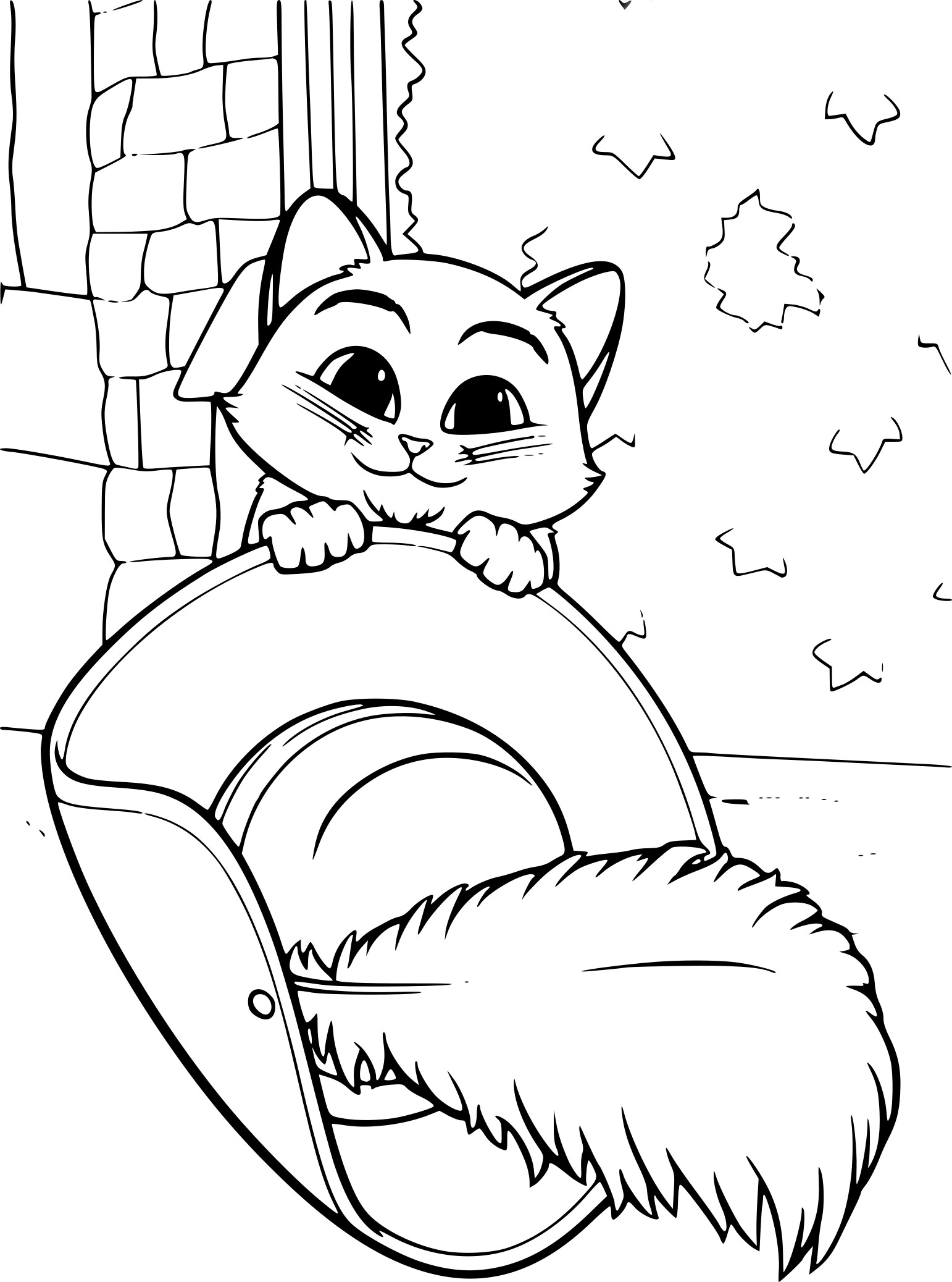 Dessin à colorier: Le Chat potté (Films d'animation) #170612 - Coloriages à Imprimer Gratuits