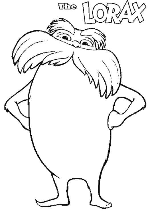 Coloriage gratuit Le Lorax #203481 de la collection Films d'Animation à imprimer