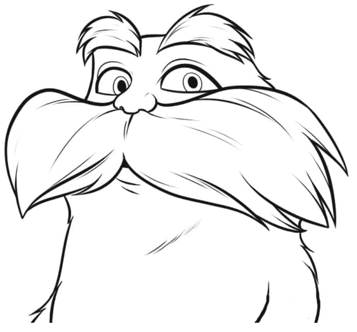 Dessin à colorier: Le Lorax (Films d'Animation) #203489 - Coloriages à Imprimer Gratuits