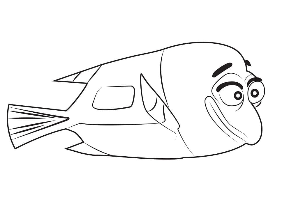 Coloriage gratuit Le Monde De Dory #196068 de la collection Films d'Animation à imprimer