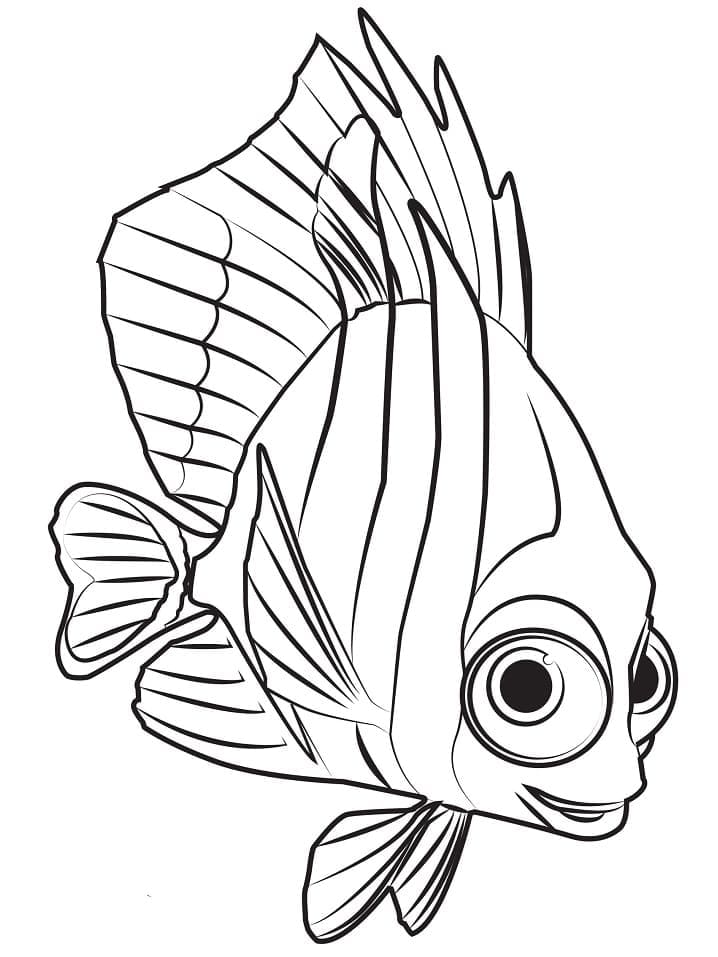 Coloriage gratuit Le Monde De Dory #196069 de la collection Films d'Animation à imprimer