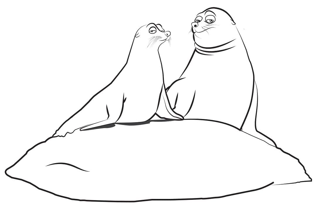 Coloriage gratuit Le Monde De Dory #196077 de la collection Films d'Animation à imprimer