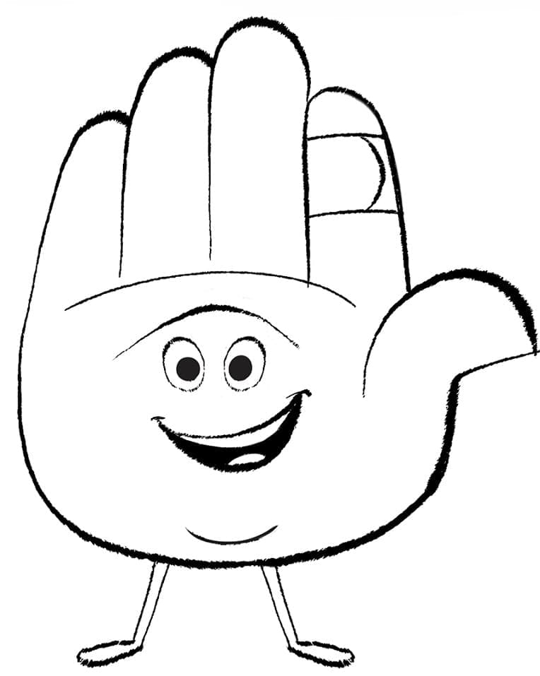 Coloriage gratuit Le Monde Secret des Emojis #198978 de la collection Films d'Animation à imprimer