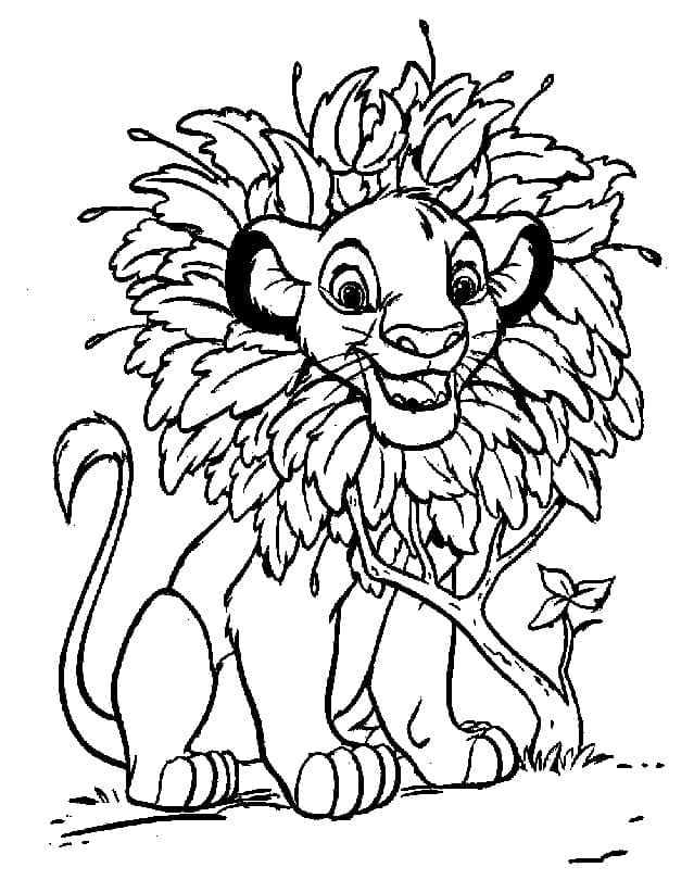 Coloriage gratuit Le Roi Lion #177767 de la collection Films d'Animation à imprimer