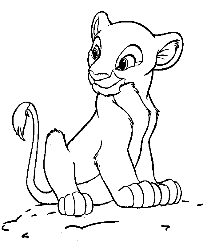 Dessin à colorier: Le Roi Lion (Films d'animation) #73615 - Coloriages à Imprimer Gratuits