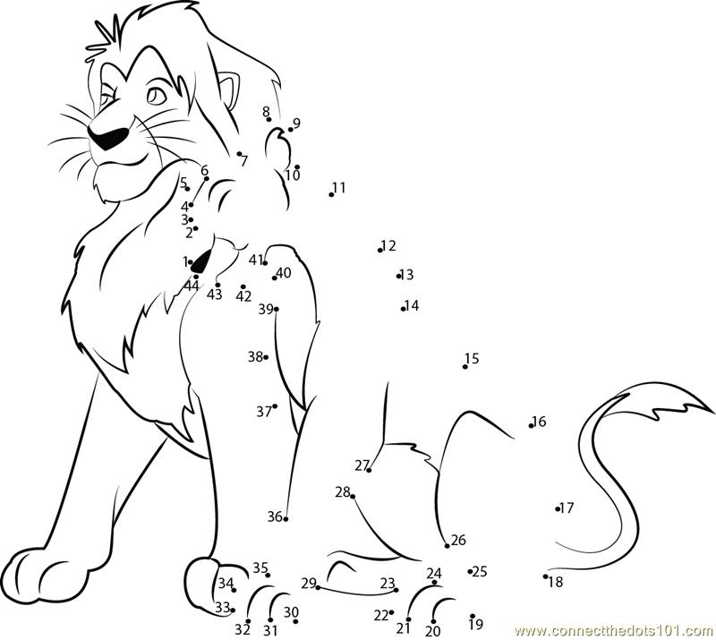 Dessin à colorier: Le Roi Lion (Films d'animation) #73654 - Coloriages à Imprimer Gratuits
