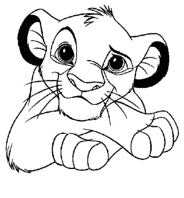Dessin à colorier: Le Roi Lion (Films d'animation) #73672 - Coloriages à Imprimer Gratuits