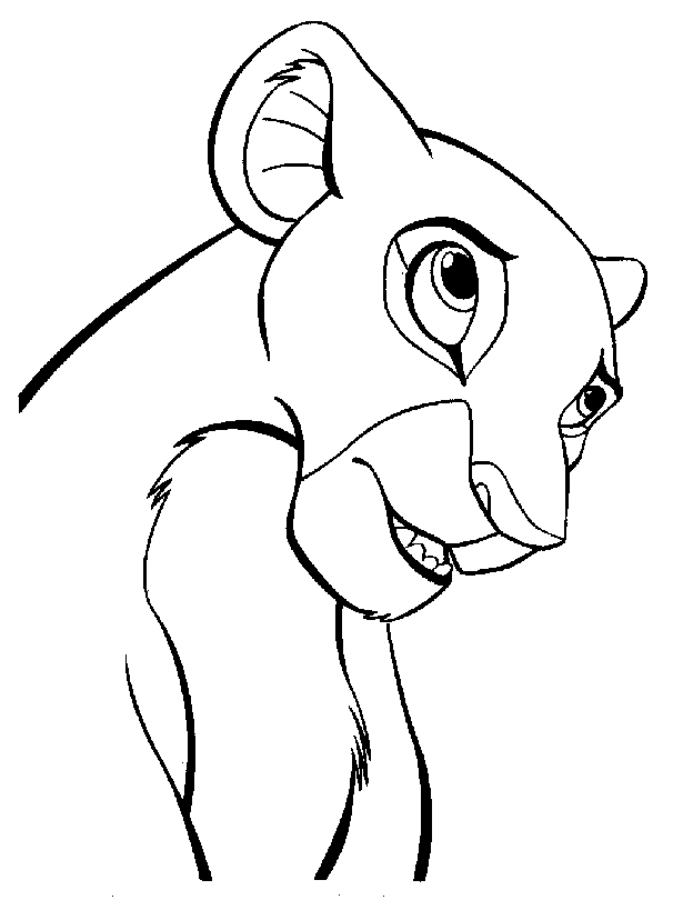 Dessin à colorier: Le Roi Lion (Films d'animation) #73728 - Coloriages à Imprimer Gratuits