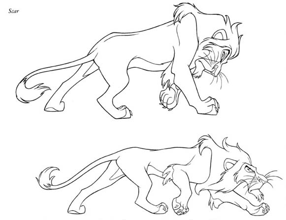 Dessin à colorier: Le Roi Lion (Films d'animation) #73739 - Coloriages à Imprimer Gratuits