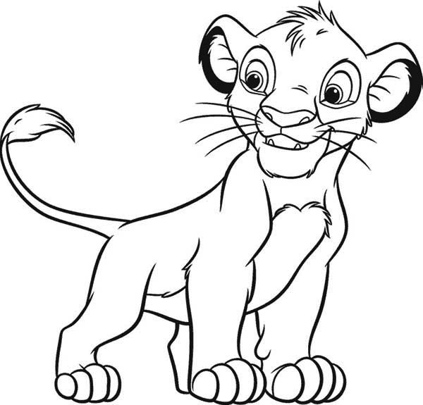 Dessin à colorier: Le Roi Lion (Films d'animation) #73771 - Coloriages à Imprimer Gratuits