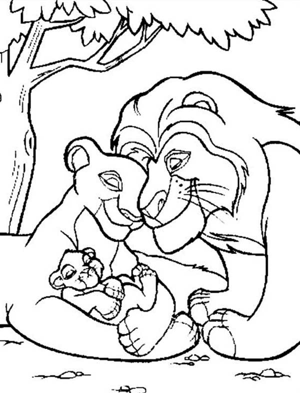 Dessin à colorier: Le Roi Lion (Films d'animation) #74004 - Coloriages à Imprimer Gratuits
