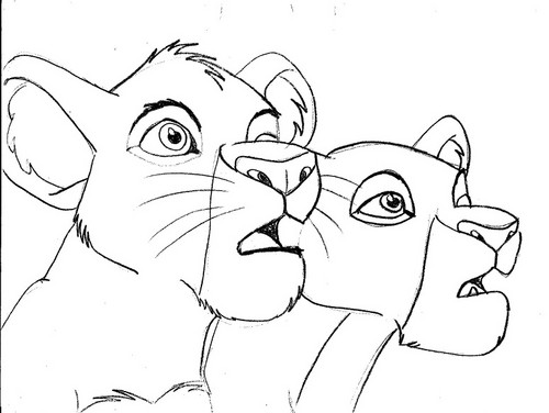 Dessin à colorier: Le Roi Lion (Films d'animation) #74010 - Coloriages à Imprimer Gratuits