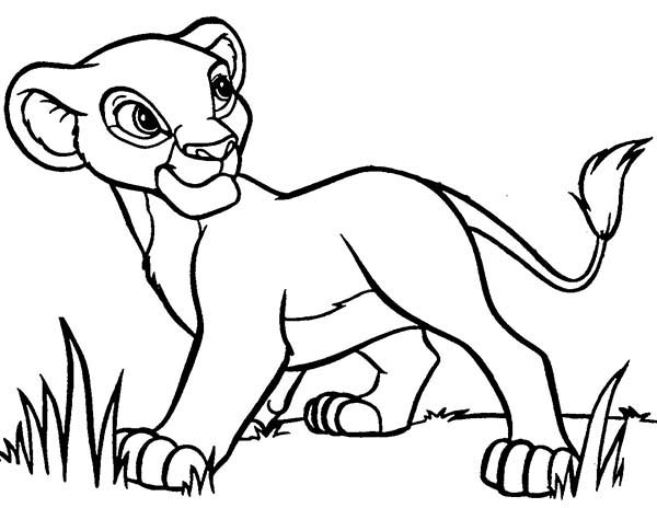 Dessin à colorier: Le Roi Lion (Films d'animation) #74012 - Coloriages à Imprimer Gratuits