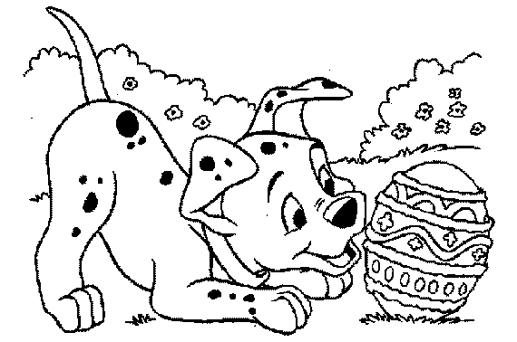 Dessin à colorier: Les 101 Dalmatiens (Films d'animation) #129187 - Coloriages à Imprimer Gratuits