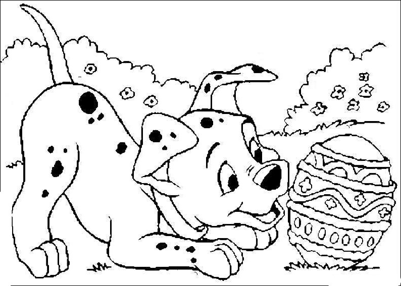 Dessin à colorier: Les 101 Dalmatiens (Films d'animation) #129196 - Coloriages à Imprimer Gratuits