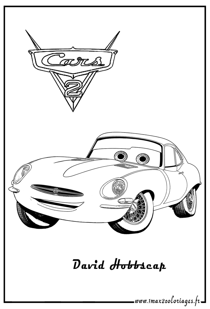 Dessin à colorier: Les Bagnoles (Cars) (Films d'animation) #132526 - Coloriages à Imprimer Gratuits
