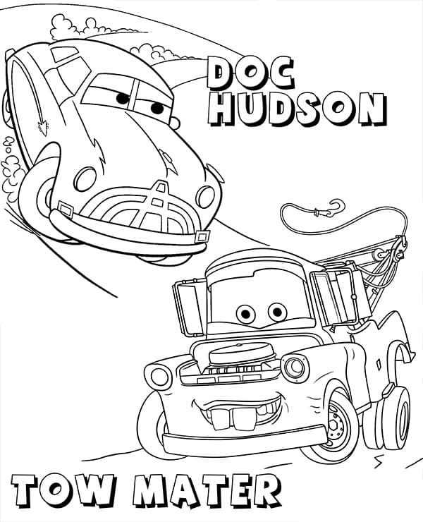Page de coloriage Les Bagnoles (Cars) #199888, collection Films d'Animation, à imprimer et colorier