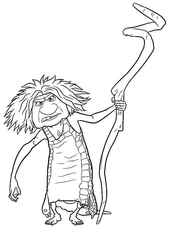 Coloriage gratuit Les Croods #205775 de la collection Films d'Animation à imprimer