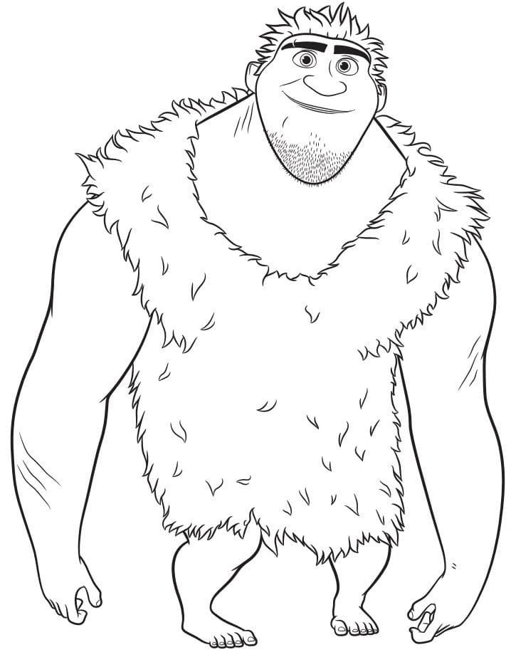 Coloriage gratuit Les Croods #205780 de la collection Films d'Animation à imprimer