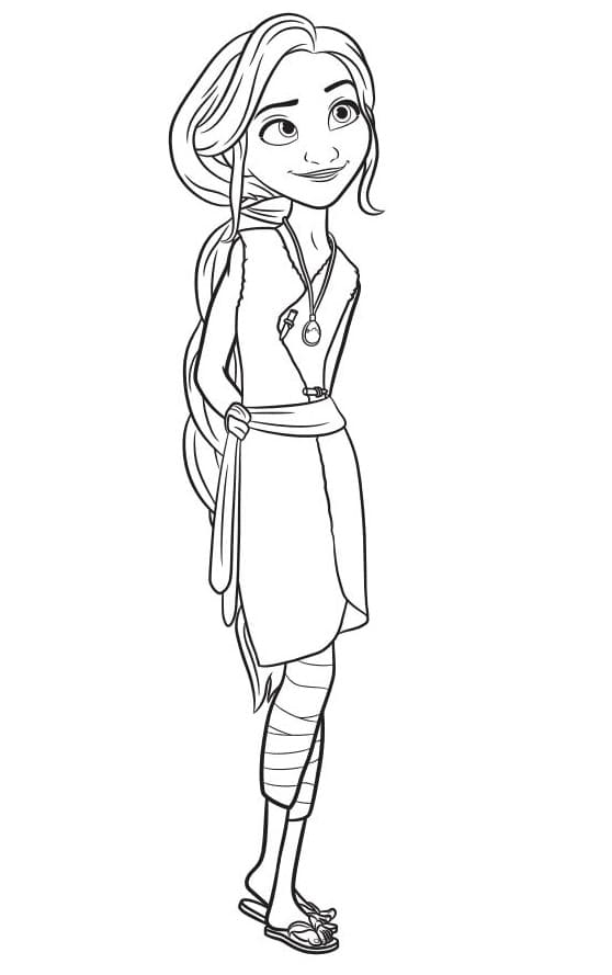 Coloriage gratuit Les Croods #205782 de la collection Films d'Animation à imprimer