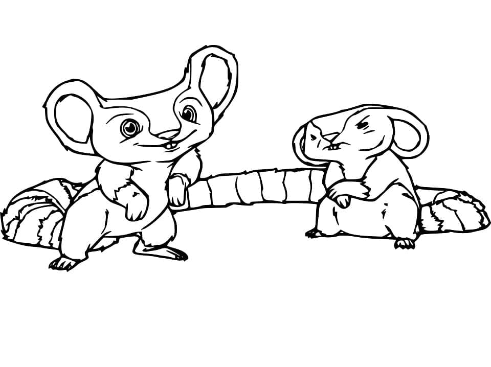 Coloriage gratuit Les Croods #205786 de la collection Films d'Animation à imprimer