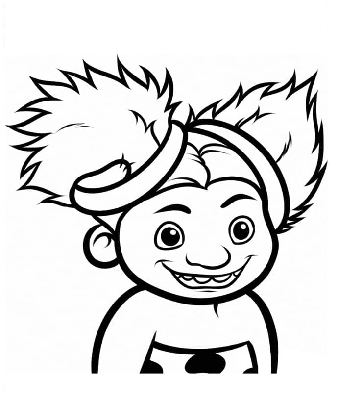 Joli coloriage Les Croods #205794 de la collection Films d'Animation, prêt à imprimer pour petits et grands
