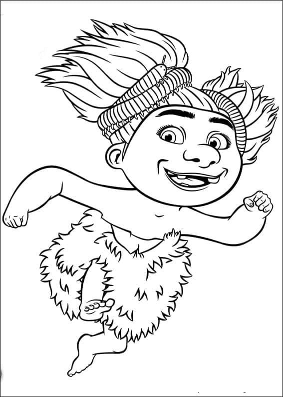 Coloriage gratuit Les Croods #205795 de la collection Films d'Animation à imprimer
