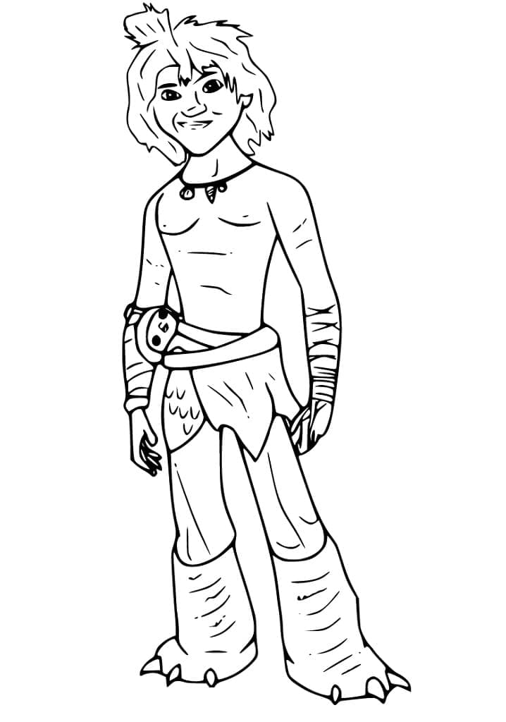 Dessin à colorier: Les Croods (Films d'Animation) #205811 - Coloriages à Imprimer Gratuits