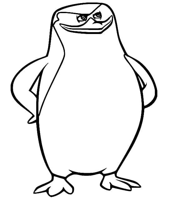 Coloriage Les Pingouins De Madagascar #207611 à imprimer gratuitement, extrait de la collection Films d'Animation