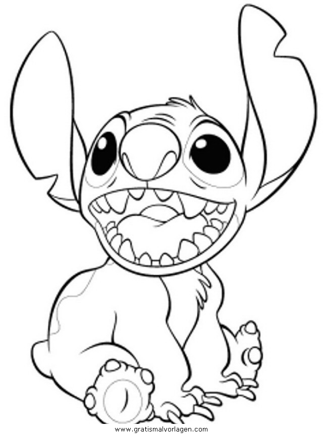 Dessin à colorier: Lilo et Stitch (Films d'Animation) #44876 - Coloriages à Imprimer Gratuits