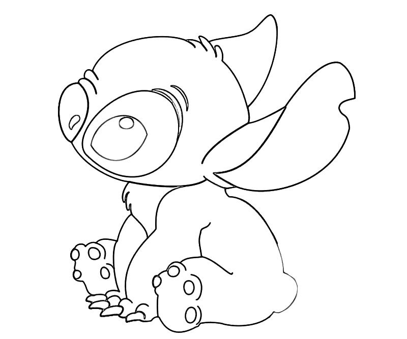 Dessin à colorier: Lilo et Stitch (Films d'Animation) #44914 - Coloriages à Imprimer Gratuits