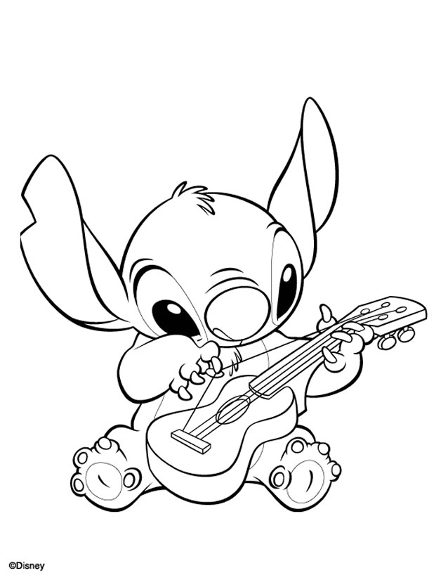 Dessin à colorier: Lilo et Stitch (Films d'Animation) #44918 - Coloriages à Imprimer Gratuits