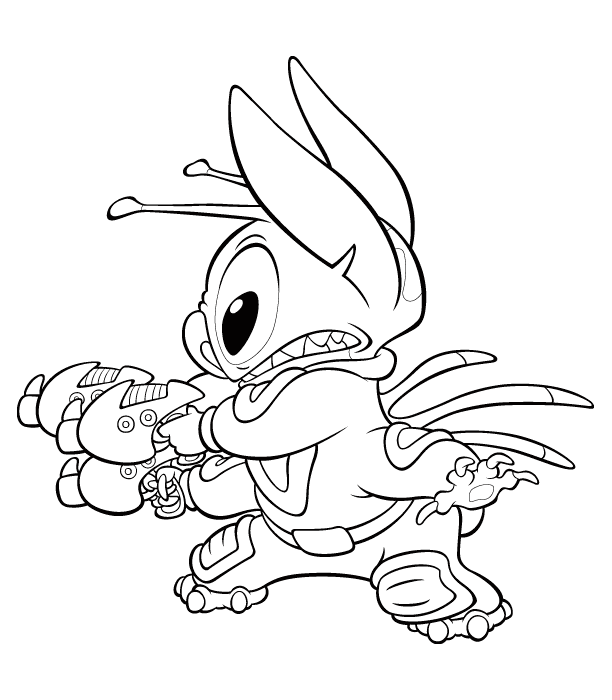 Coloriage à imprimer Lilo et Stitch #44926 de la série Films d'Animation, gratuit pour enfants et adultes