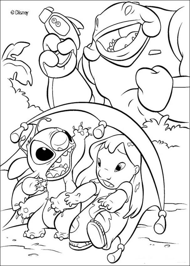 Illustration au trait Lilo et Stitch #44935 de la collection Films d'Animation à colorier gratuitement