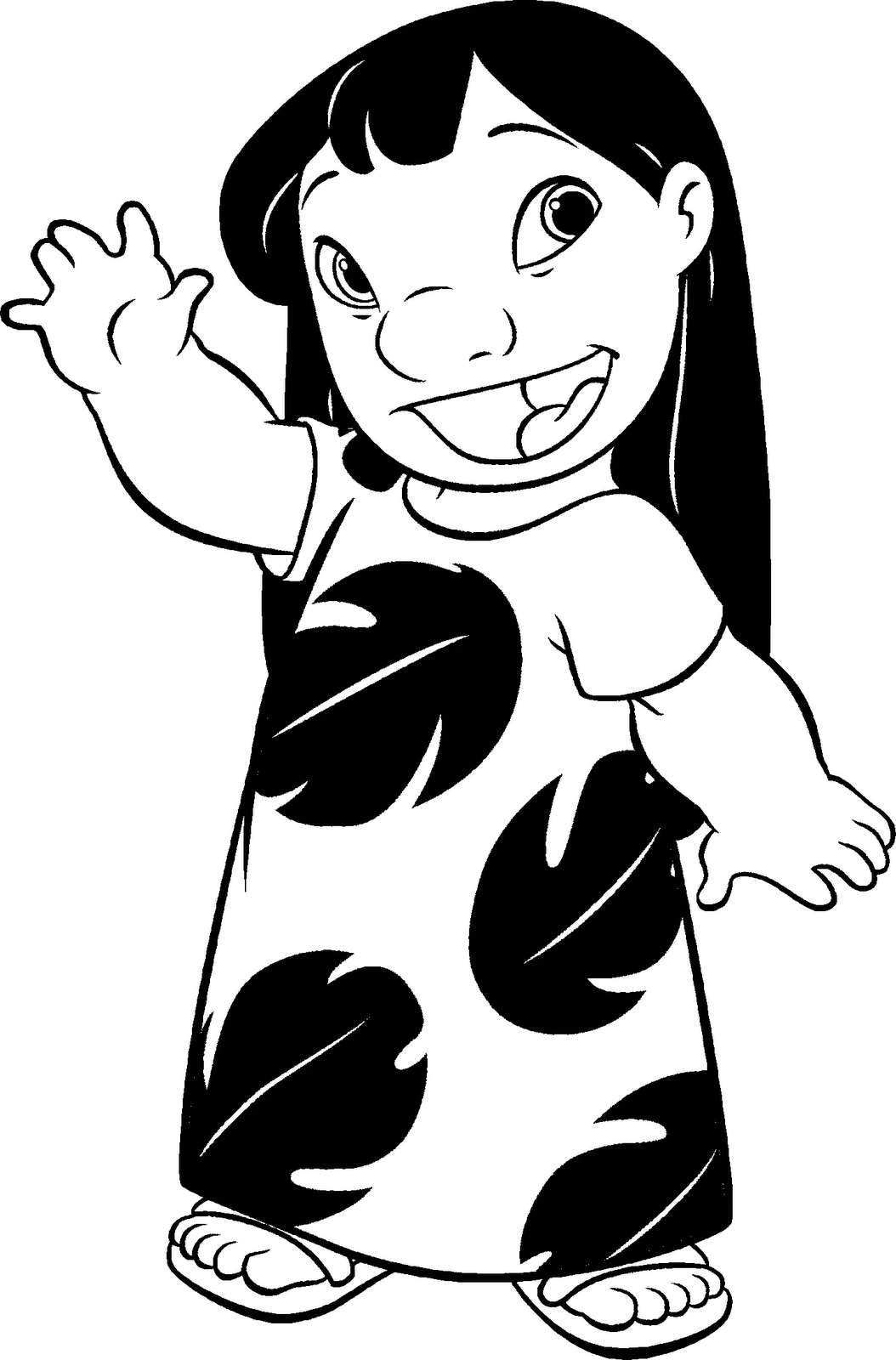 Dessin à colorier: Lilo et Stitch (Films d'Animation) #44987 - Coloriages à Imprimer Gratuits