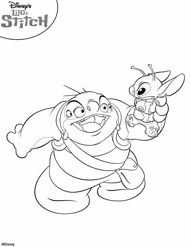 Dessin à colorier: Lilo & Stitch (Films d'animation) #44835 - Coloriages à Imprimer Gratuits