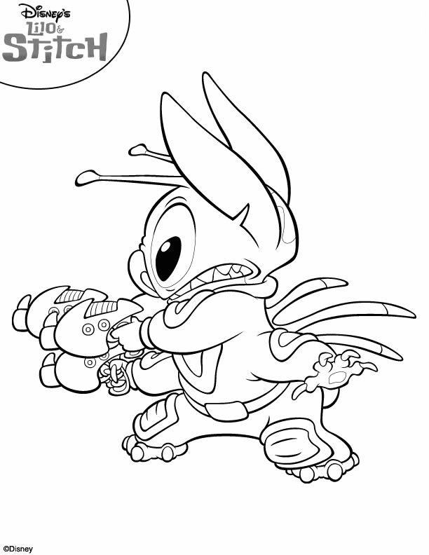 Dessin à colorier: Lilo & Stitch (Films d'animation) #44849 - Coloriages à Imprimer Gratuits