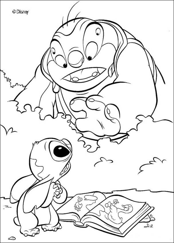 Dessin à colorier: Lilo & Stitch (Films d'animation) #44877 - Coloriages à Imprimer Gratuits