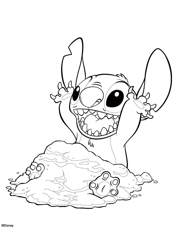 Dessin à colorier: Lilo & Stitch (Films d'animation) #44901 - Coloriages à Imprimer Gratuits