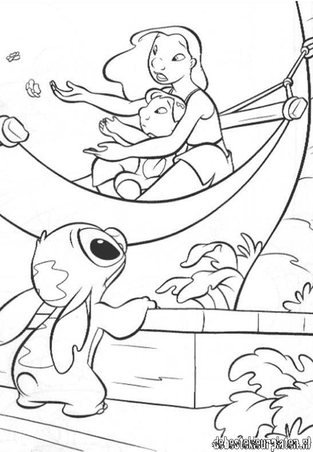 Dessin à colorier: Lilo & Stitch (Films d'animation) #44907 - Coloriages à Imprimer Gratuits