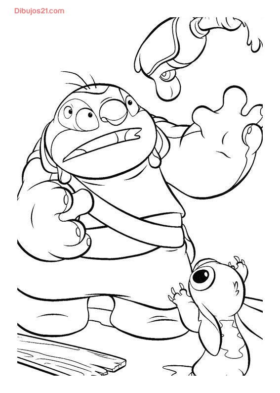 Dessin à colorier: Lilo & Stitch (Films d'animation) #44984 - Coloriages à Imprimer Gratuits