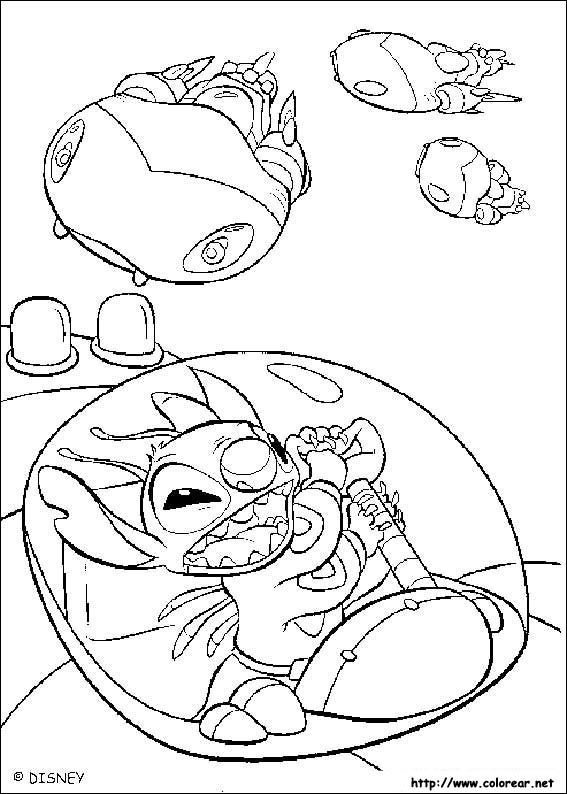 Dessin à colorier: Lilo & Stitch (Films d'animation) #45014 - Coloriages à Imprimer Gratuits