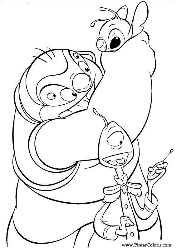 Dessin à colorier: Lilo & Stitch (Films d'animation) #45060 - Coloriages à Imprimer Gratuits