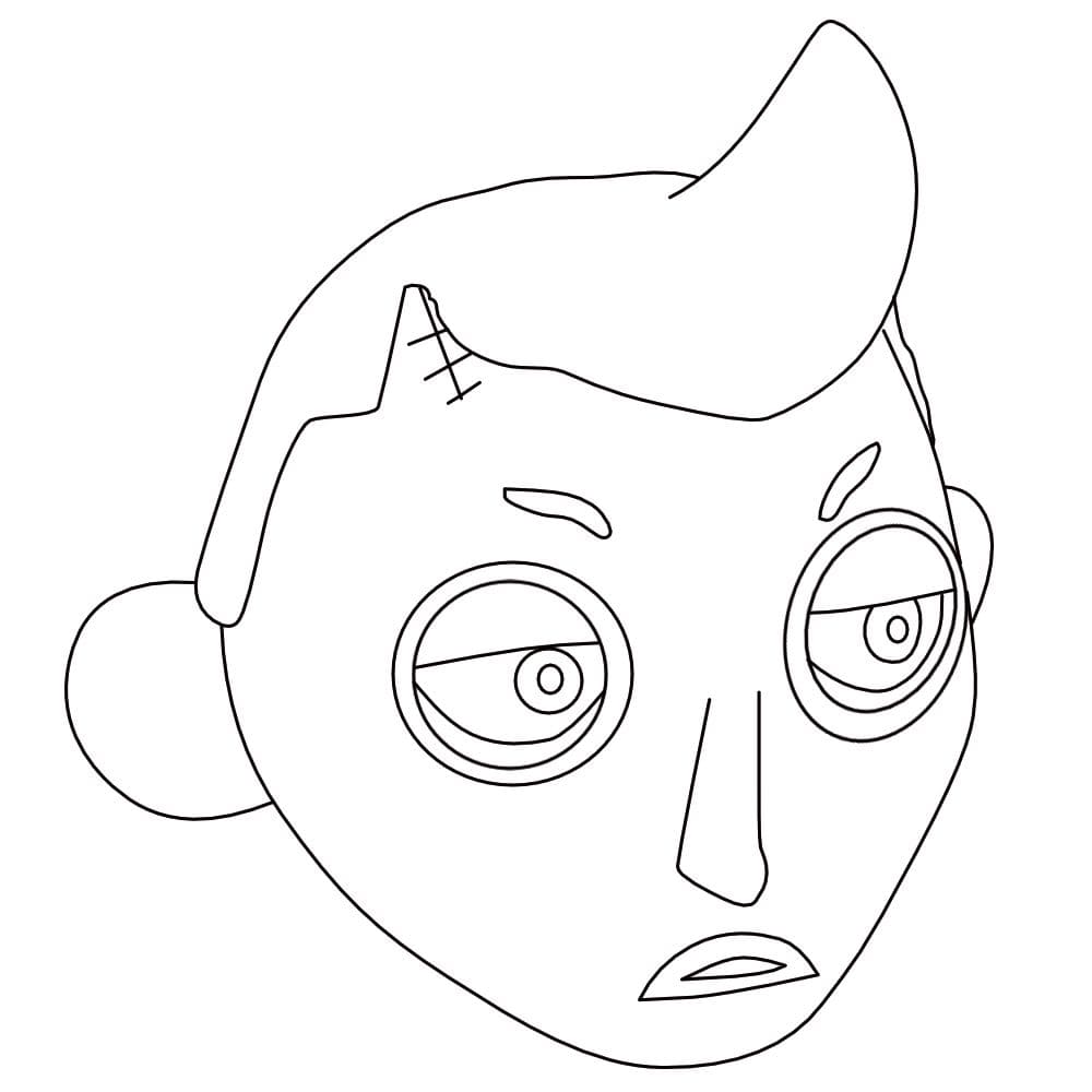 Coloriage gratuit Ma vie de Courgette #210930 de la collection Films d'Animation à imprimer