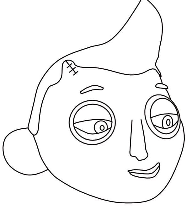 Coloriage gratuit Ma vie de Courgette #210931 de la collection Films d'Animation à imprimer