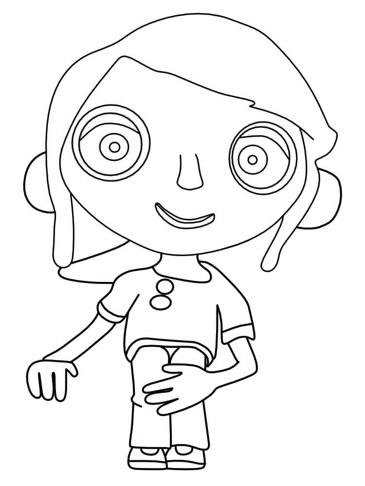 Coloriage gratuit Ma vie de Courgette #210936 de la collection Films d'Animation à imprimer