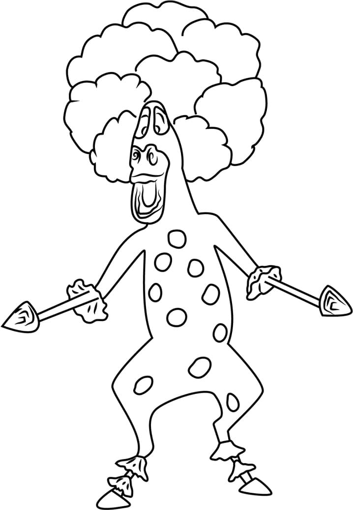 Coloriage gratuit Madagascar (Dessin Animé) #209774 de la collection Films d'Animation à imprimer